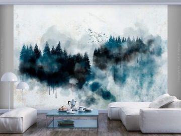 ФОТОобои ЛЕС ПТИЦЫ ДЕРЕВЬЯ 400х280 c-A-0211-a-a