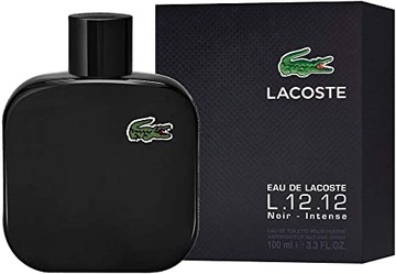LACOSTE L.12 L.12 NOIR INTENSE - MĘSKIE PERFUMY 100 ML. ORYGINAŁ - FOLIA