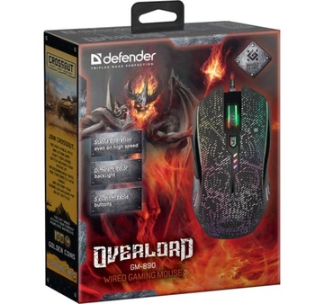 Myszka gamingowa Defender Overlord GM-890