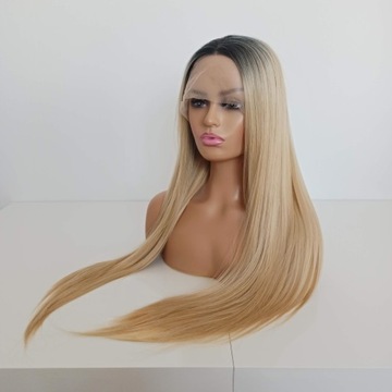Парик LACE FRONT Блондин 40/55/80см + шапочка БЕСПЛАТНО