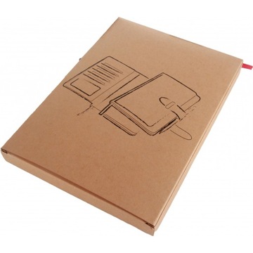 Блокнот А5 с визитницей.