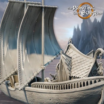 Elven Ship The Printing Goes Ever On