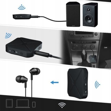 Передатчик Приемник Bluetooth Аудио передатчик 2в1