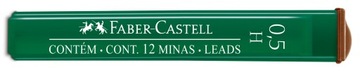 FABER-CASTELL Rysiki grafity do ołówka 0,5 mm H