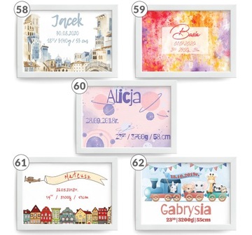 Выходные данные Плакат с изображением крещения младенца 30x40