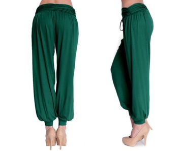 Spodnie alladynki haremki wiązane luźne 2XL/3XL