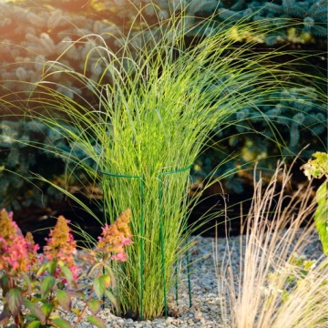 ПОДПОРА САДОВАЯ ДЛЯ ЦВЕТОВ, РОЗ, МЕТАЛЛИЧЕСКАЯ ДЛЯ РАСТЕНИЙ, 115 см, ЗАЖИМ, 3 шт.