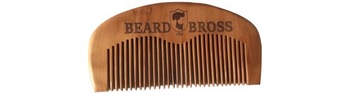 BEARD BROSS Щетка для бороды, щетина кабана, сумка, шаблон, расческа, дерево