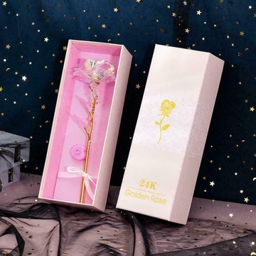 ВЕЧНОЕ ЗОЛОТОЕ РОЗА ПОДАРОК ​​День святого Валентина Женский день