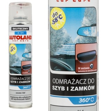 AUTOLAND Odmrażacz do szyb w sprayu do -58'C 300ml
