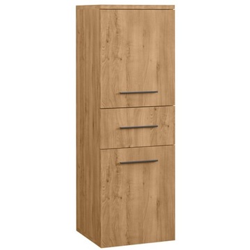 Szafka łazienkowa niska LUPO LP3 - elegancka, laminowana w dębie artisan, z