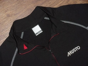 MUSTO bluza termiczna rozpinana pod szyją M