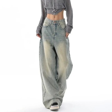 American Vintage Y2K Wide Leg High Waist Straight