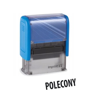 Pieczątka z tekstem POLECONY