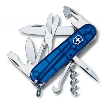 Scyzoryk Victorinox Climber 1.3703.T2 niebieski przezroczysty 14 funkcji
