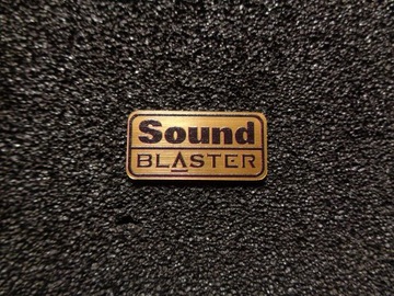 Creative Sound Blaster Logo PC Retro naklejka 477b