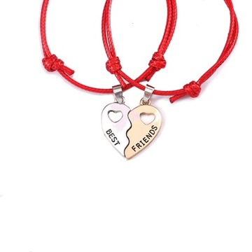 ЛУЧШИЕ ДРУЗЬЯ колье дружбы БРАСЛЕТ СЕРДЦЕ