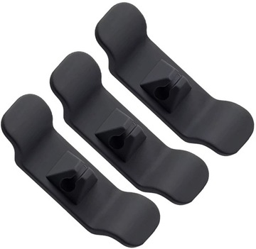 UCHWYT WIESZAK ORGANIZER NA KABLE PRZEWODY SZARY 3 SZTUKI AG874