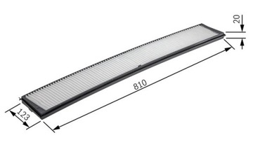 BOSCH 1 987 432 124 FILTR VENTILACE PROSTORU SPOLUJEZDCE