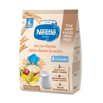 NESTLE Kaszka mlecz-ryż jabłko banan gruszka 230g