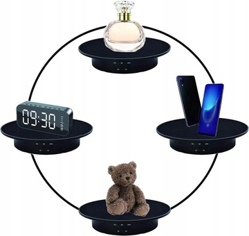 Поворотный стол, электрическая подставка на 360°, бархат