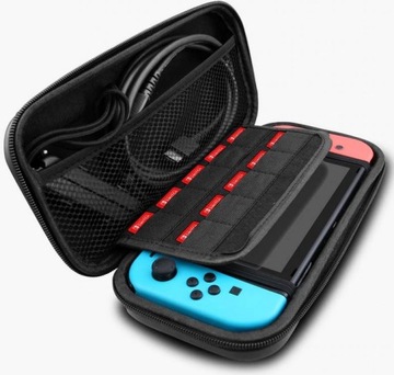 ETUI CASE POKROWIEC DO KONSOLI NINTENDO SWITCH OLED V1 V2 10 KARTRIDŻY