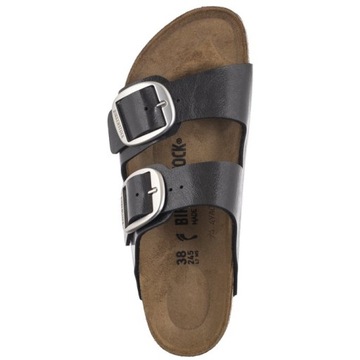 Klapki Birkenstock Arizona Big Buckle Graceful Licorice 1027413 Czarne