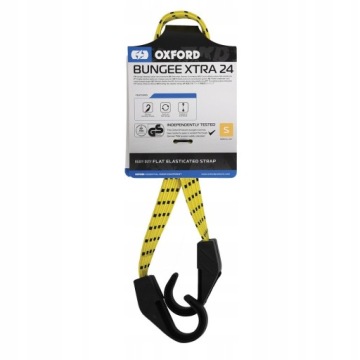 TUV/GS BUNGEE CORD OXFORD 16MM YELLOW WITH HOOKS LENGTH R