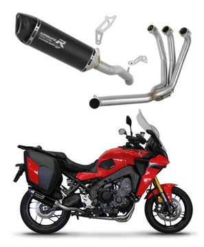 Tracer 9 / GT 2021 - 2024 Układ wydechowy tłumik HP6 BLACK DOMINATOR