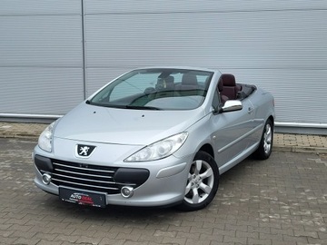 Peugeot 307 II Cabrio 2.0 HDi 16V FAP 136KM 2006 Peugeot 307 CC Skóra, Nawigacja, Komputer, zdjęcie 1