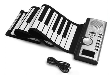 ПОКАТНАЯ РЕЗИНОВАЯ КЛАВИАТУРА ПОРТАТИВНАЯ БЕСПРОВОДНАЯ ОРГАННАЯ КЛАВИАТУРА 61 КНОПКА