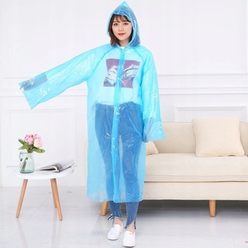 ДОЖДЕВИК НА МОЛНИИ ДЛЯ ВЗРОСЛЫХ КАРМАННОЕ ПОНЧО 145см