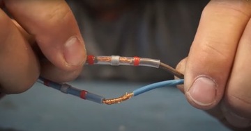 СОЕДИНИТЕЛЬ ТЕРМОУСАДОЧНАЯ ТРУБКА С ОЛОСОВЫМ КЛЕЕМ 100 ШТ.
