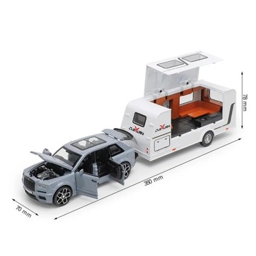1/32 model samochodu zabawkowego Rolls Royce Cullinan SUV aluminiowe modele