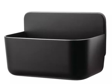 TESA PÓŁKA ŁAZIENKOWA WISZĄCA CZARNY MAT 20X13X11