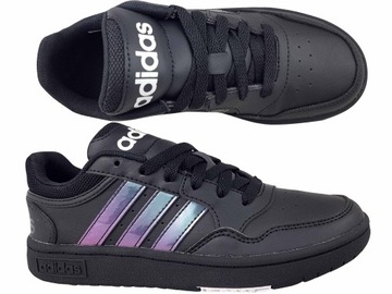 ADIDAS HOOPS 3.0 K GZ9671 BUTY DAMSKIE TRAMPKI CZARNE