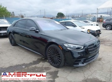 Mercedes Klasa S W223/V223 2021 Mercedes-Benz Klasa S 2021 S580 4Matic, nieuszkodzone 4.0 Benzyna 496KM