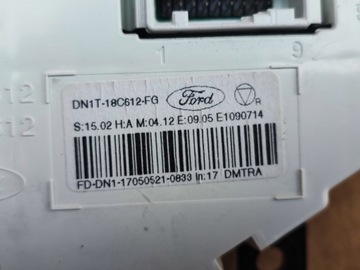 FORD ECOSPORT 2016R PANEL VENTILACE KLIMATIZACE