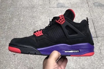 BUTY SPORTOWE MĘSKIE NIKE AIR JORDAN 4 RAPTORS AQ3816-065 CZARNE r 43