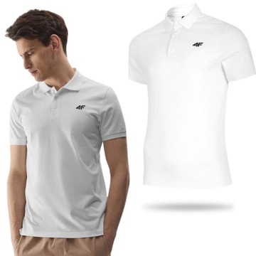 KOSZULKA MĘSKA POLO 4F T-SHIRT PODKOSZULEK BLUZKA SPORTOWA NA CO DZIEŃ