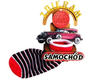 Skarbonka Skarpeta na Samochód Telefon Motor Dom