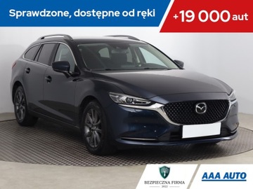 Mazda 6 III Sport Kombi Facelifting 2018 2.0 Skyactiv-G 145KM 2021 Mazda 6 2.0 Skyactiv-G, Salon Polska, Serwis ASO
