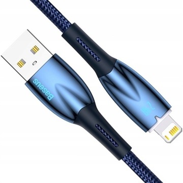 BASEUS MOCNY KABEL PRZEWÓD USB - LIGHTNING DO IPHONE IPAD 2.4A 2M