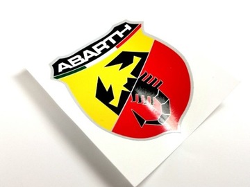 Naklejka retro ABARTH FIAT oldschool PRL
