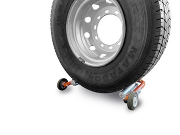 Тележка для перевозки грузовых шин, грузоподъемность 127 кг.