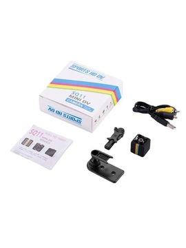 Czarny styl Mikro kamera HD Night Vision Detekcja ruchu.