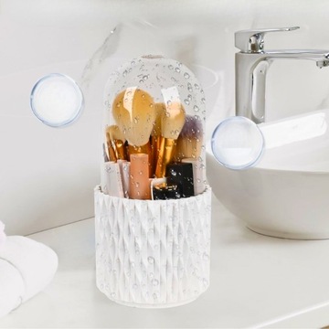 ОРГАНАЙЗЕР КОНТЕЙНЕР ДЛЯ КИСТИ ДЛЯ МАКИЯЖА КОСМЕТИКА ВРАЩАЮЩИЙСЯ ЧЕХОЛ