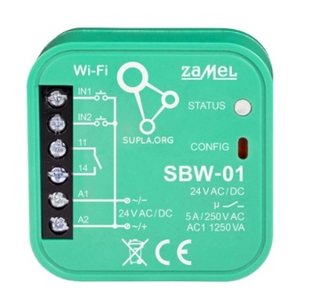 ZAMEL Sterownik do bram Wi-Fi SUPLA SBW-01