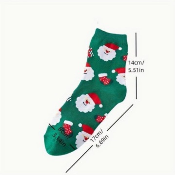 Комплект рождественских зимних носков, 4 пары. Комплект рождественских зимних носков, 4 пары.