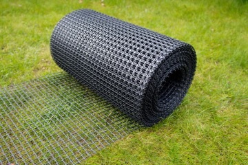 ПЛАСТИКОВАЯ СЕТКА ДЛЯ САДА И СТРОИТЕЛЬНОГО ЗАБОРА 0,4х50м ЧЕРНАЯ